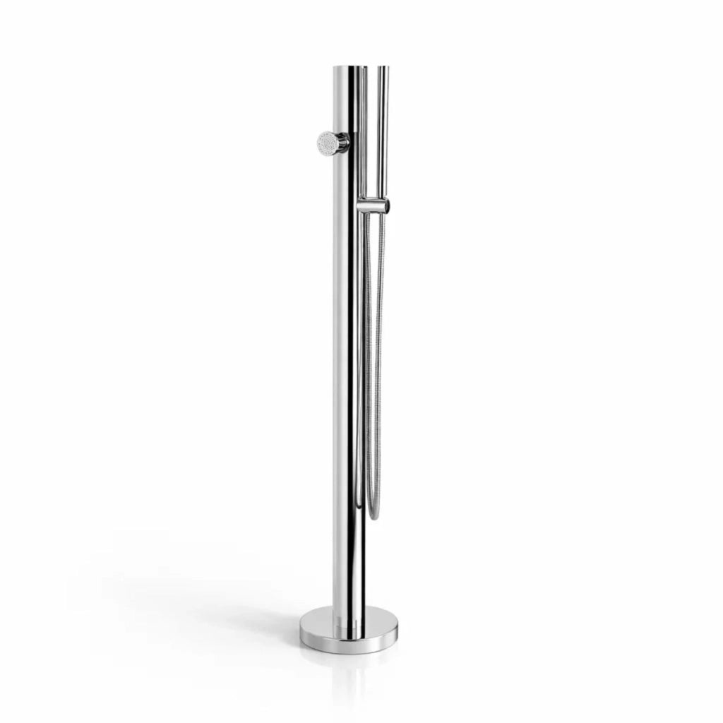 Fontana da giardino colonna esterno sambuco acciaio inox con miscelatore 100cm *** confezione 1