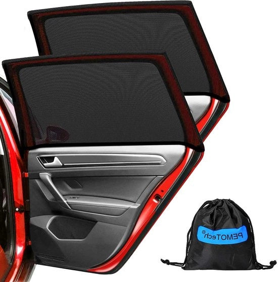 Zonnetenda per auto - protezione UV doppia faccia - riduce calore - per auto grandi e SUV - schermo per bambini in auto.