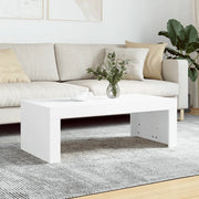 Tavolino da Salotto-Tavolino da soggiorno-Tavolo Bianco 102x50x36 cm in Legno Multistrato 101670
