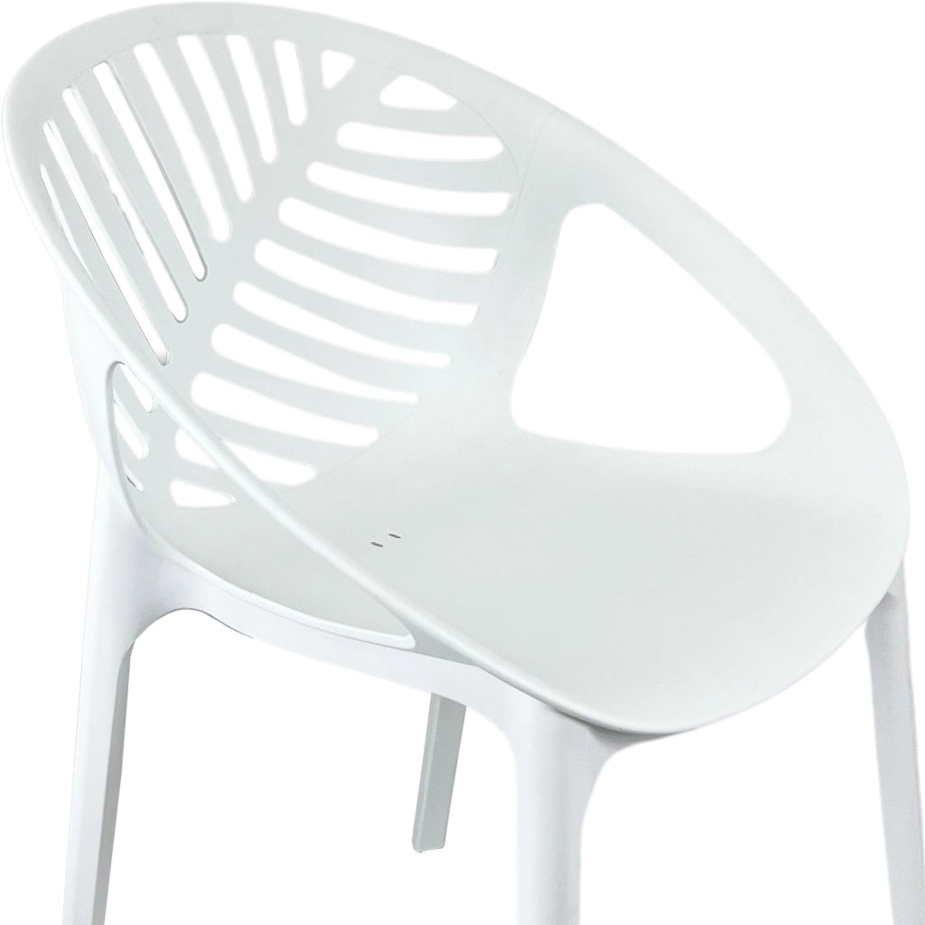 Marvin Sedia In Polipropilene Sierra Poltrona Da Interno Esterno Giardino Impilabile Design Moderno Natur Bianco/1 Sedia