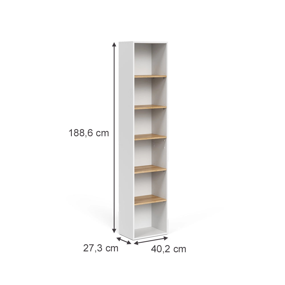 Vicco Armadio per il bagno Bianco/Artisan 40.2 x 188.6 cm