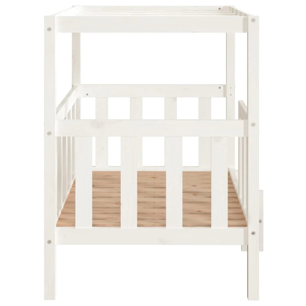 Cuccia per cani comoda cuccia da divano 105,5 x 83,5 x 100 cm legno di pino massiccio bianco 02_0042645