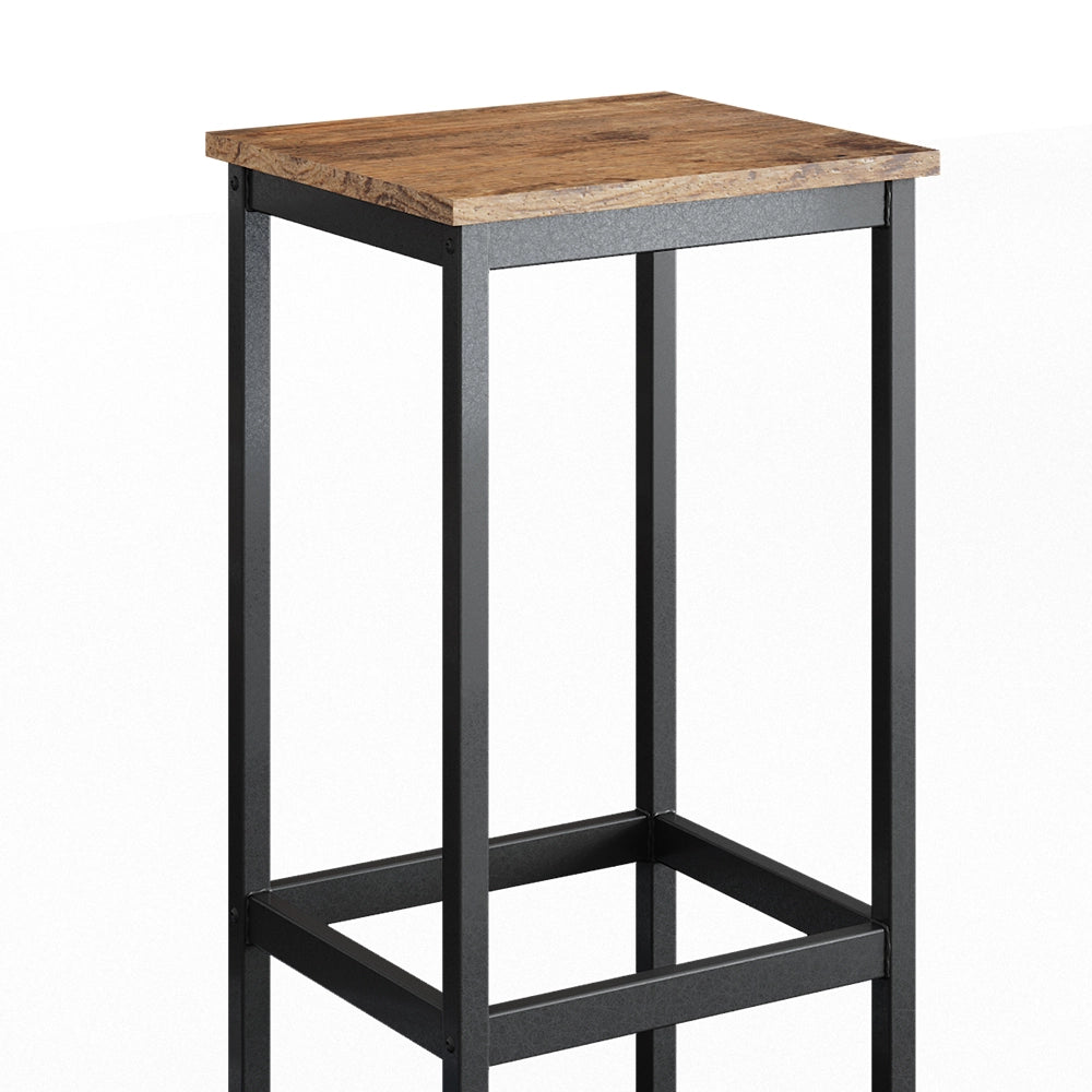 Vicco Set di 2 sgabelli da bar Rovere rustico 32 x 78 cm 2 parti