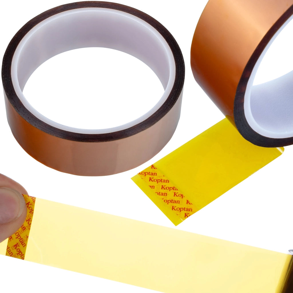 Nastro Kapton 50mm x 30m – Alta Resistenza Termica 240°C | Spessore 0,05mm, Adesivo Silicone