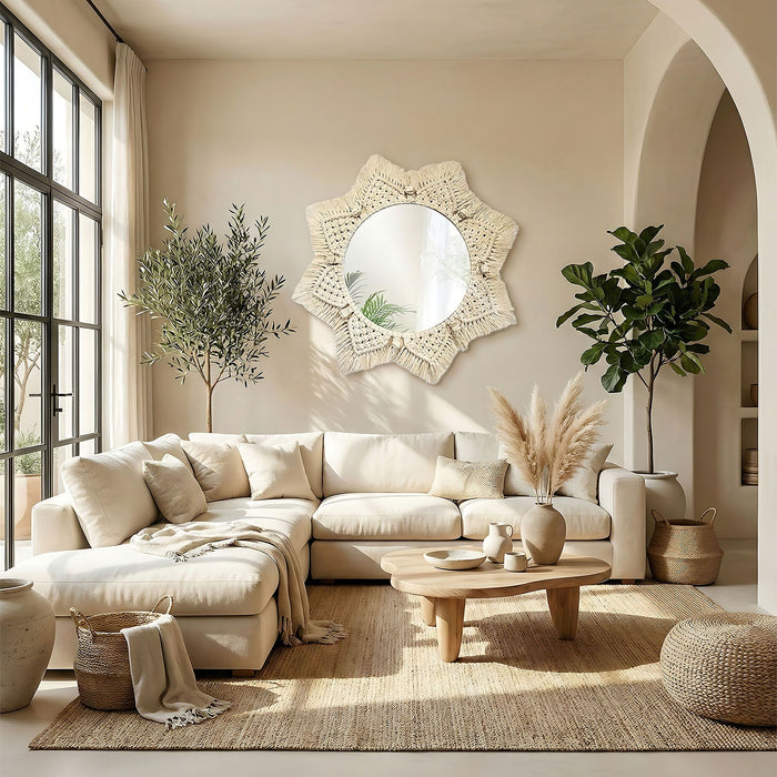 Specchio Da Parete Boho 53cm 322048