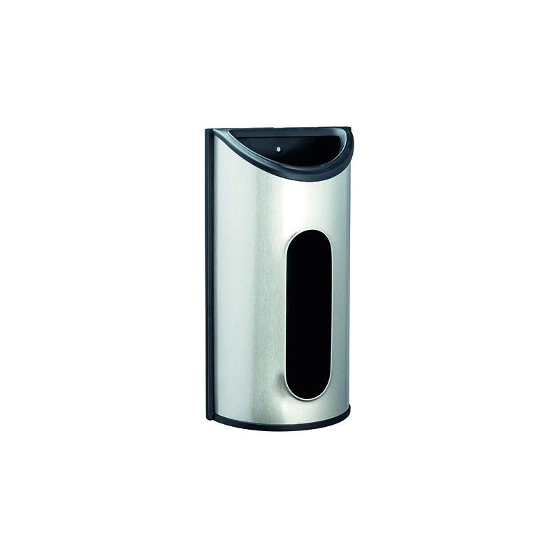 Portasacchetti Vigor, inox da parete, h. 31 cm