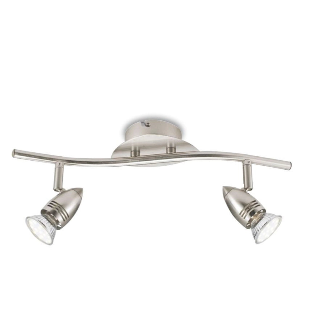Applique faretti led orientabili soffitto spot attacco gu10x2 alimentazione 230v