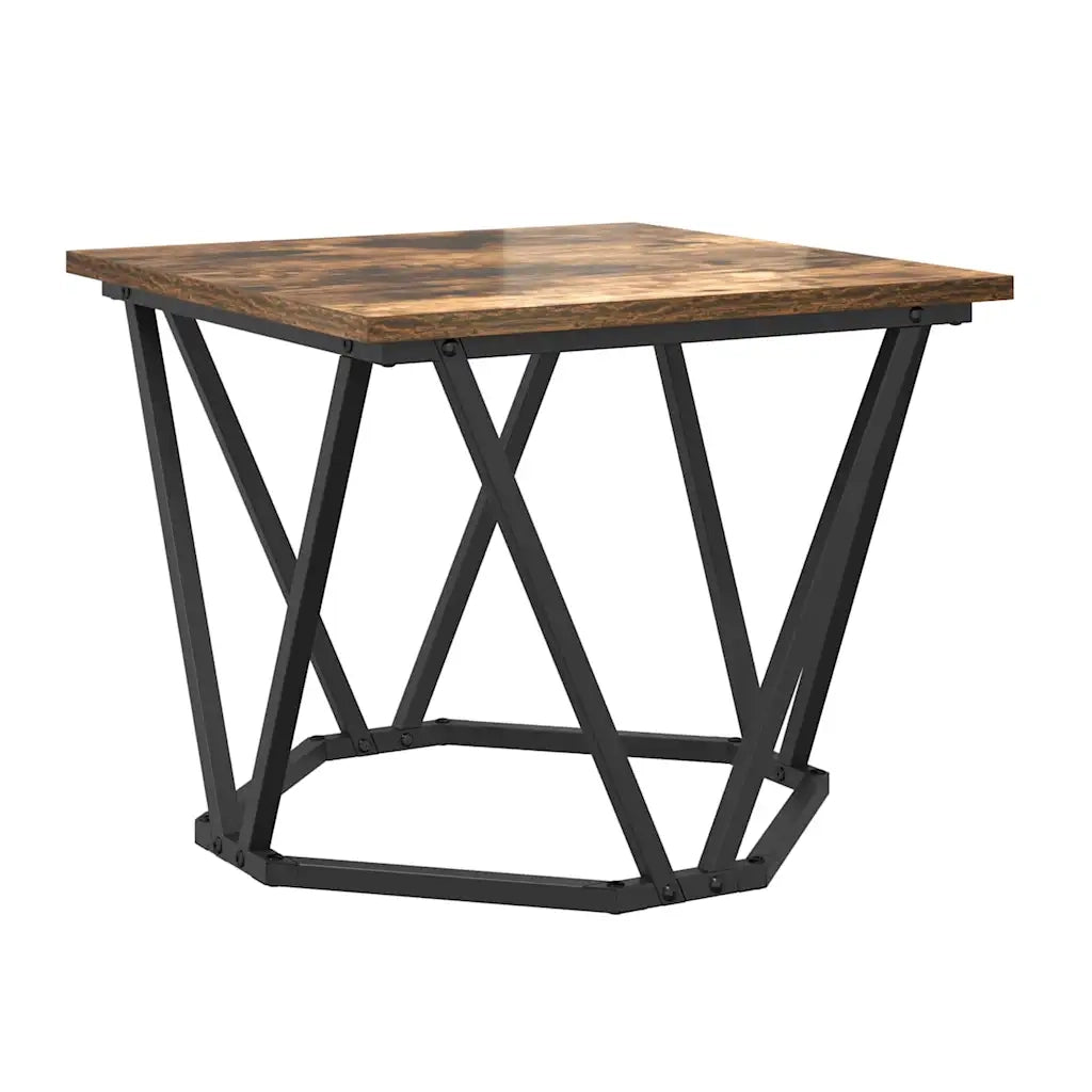 Tavolino da salotto 3 pz Rovere fumé 50 x 50 x 40 cm 868281
