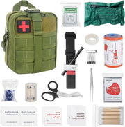 Kit di pronto soccorso all'aperto 46 pezzi - Kit di emergenza per attività all'aperto