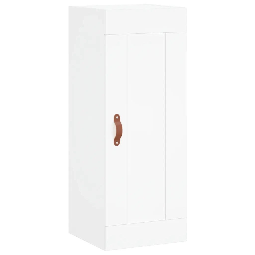 Credenza Bianca 34,5x34x180 cm in Legno Multistrato 3200297