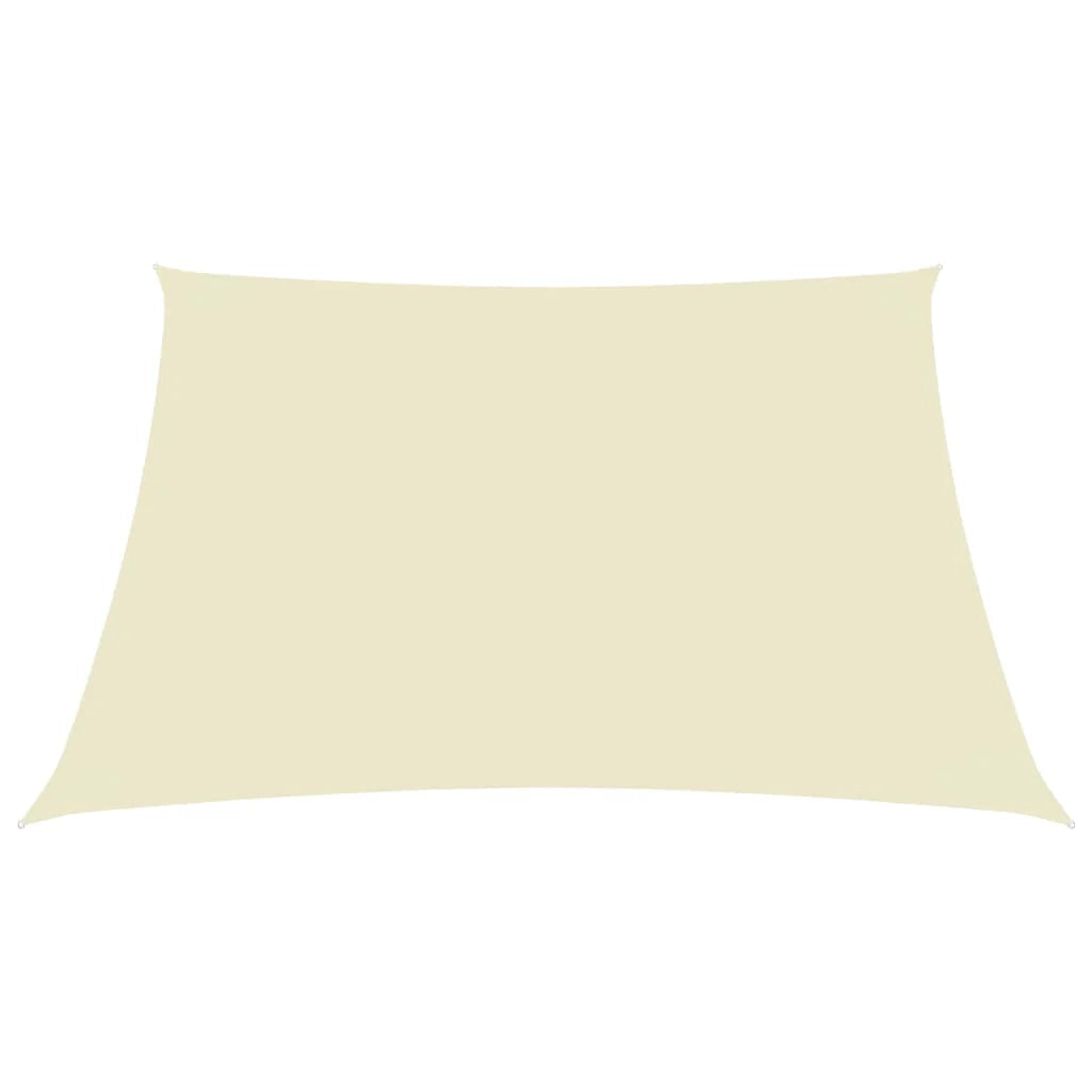 Vela ombreggiante/ombrellone quadrato in tessuto Oxford 2,5 x 2,5 m crema 02_0009460