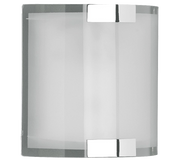 Applique Parete Interno Ventola Vetro Bianco Satinato 20per20 Divo GD Trio