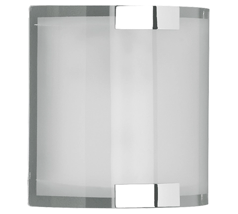 Applique Parete Interno Ventola Vetro Bianco Satinato 20per20 Divo GD Trio