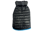 Cappottino Nero Invernale Vestito Imbottito Giacca Per Cani Jacket Varie Taglie - S - Cappottino