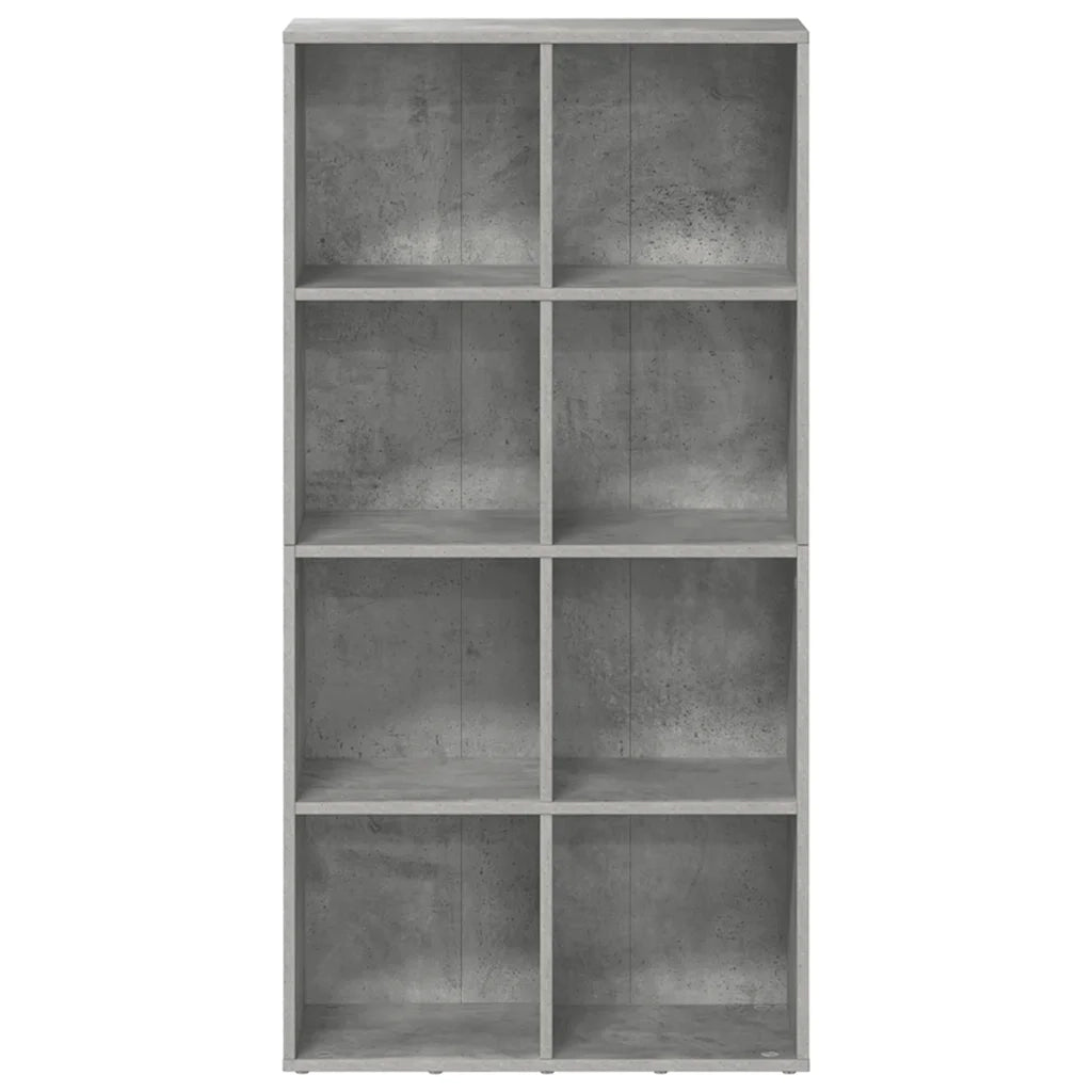 Libreria/Credenza Grigio Cemento 66x30x130 cm Legno Multistrato 800157
