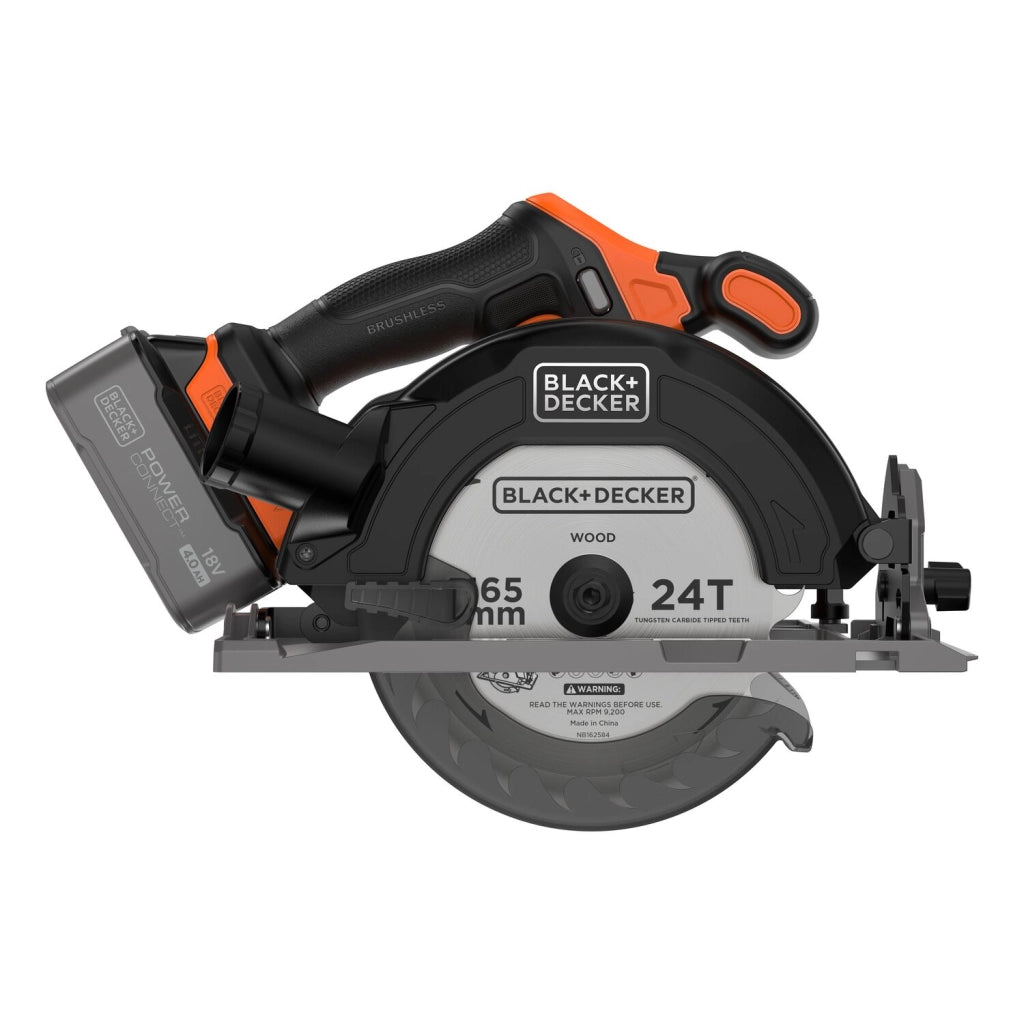 Sega Circolare Brushless 18V Black+Decker BLCCS78M1 165 mm con batteria + caricatore