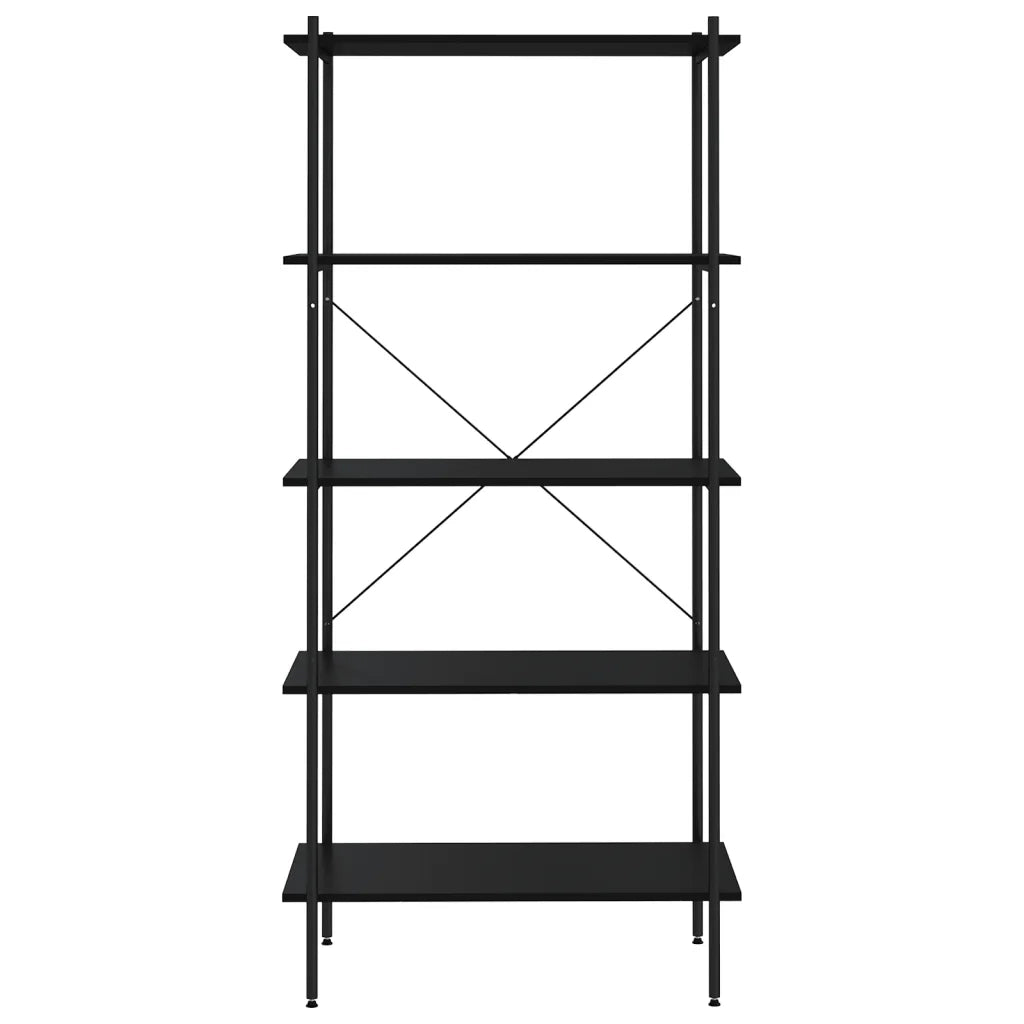 Scaffale con 5 Mensole Nero 80x40x163 cm CFW3090654