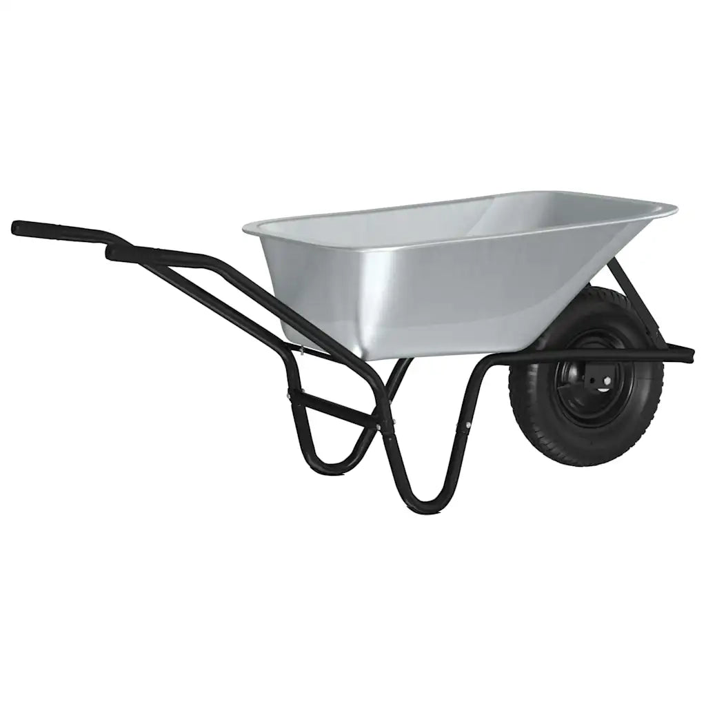Carriole Argento e Nero 141 x 60 x 57 cm Acciaio CFW3896250