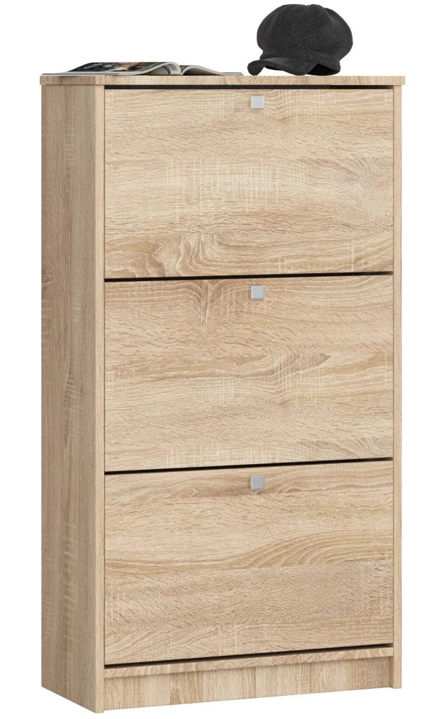 Scarpiera AKORD Sonoma Quercia 60 cm 3 ante 60x28,5x113 cm