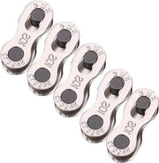 Accessori per bicicletta - Catena Link Quick Release - 5 Paia - Nero - Connettore per catena - Bicicletta - Adatto per 8/7/6, 9, 10 marce