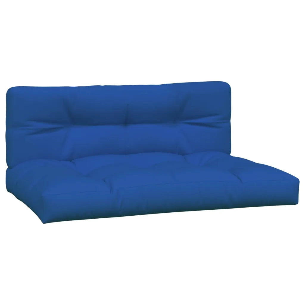 vidaXL Cuscini per Pallet 2 pz Blu Reale in Tessuto