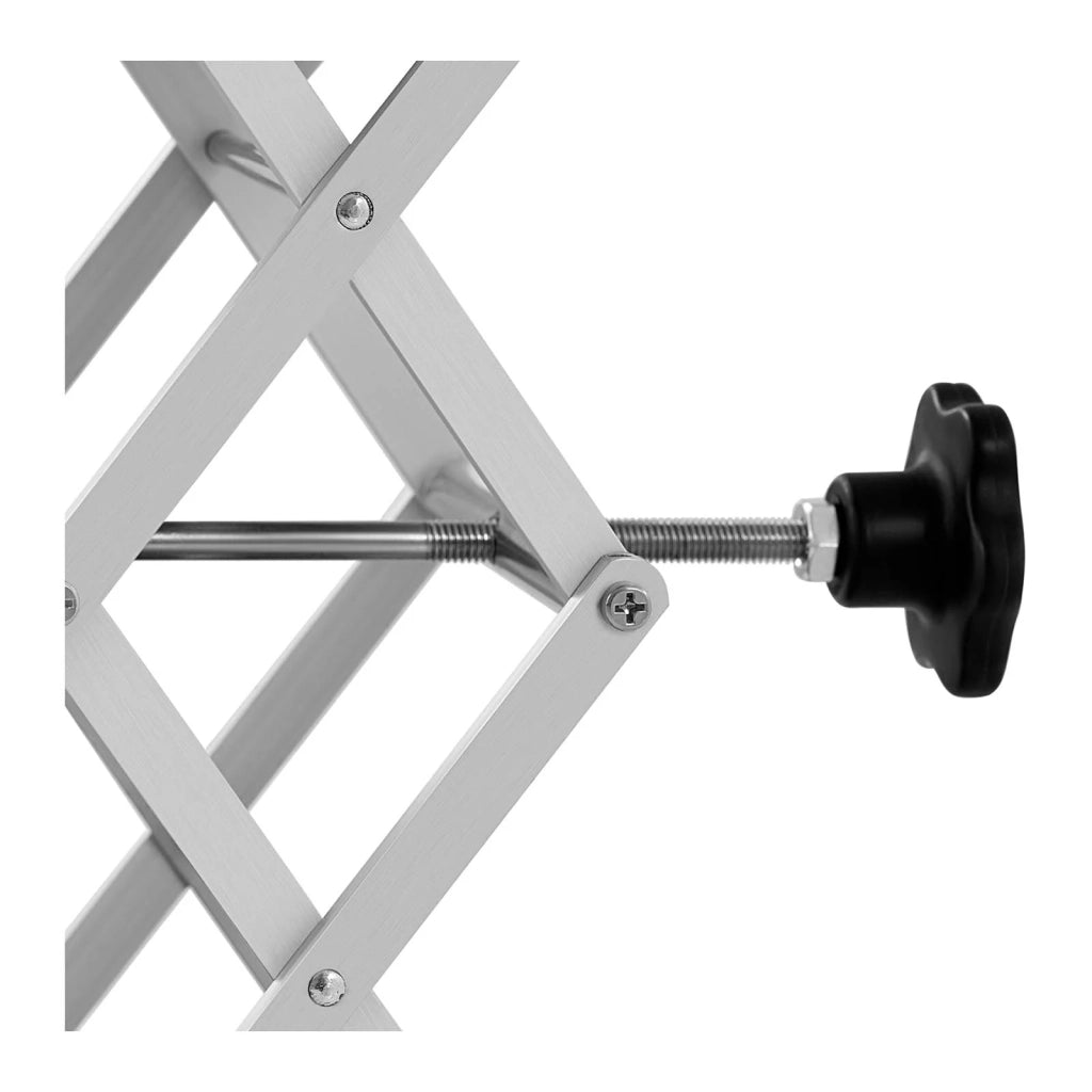 Tavolo elevatore da laboratorio piattaforma tavolo elevatore supporto mini-tavolo 200 x 200 mm 15 kg (area: 200 x 200 mm, altezza: 60-300 mm, capacità di carico: 15 kg) 14_0005774