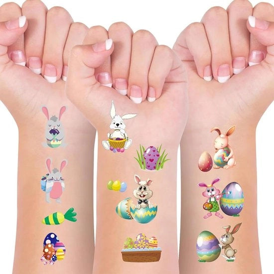 Uova di Pasqua luminose in 10 pezzi per bambini - Decorazioni di Pasqua divertenti - Pasqua