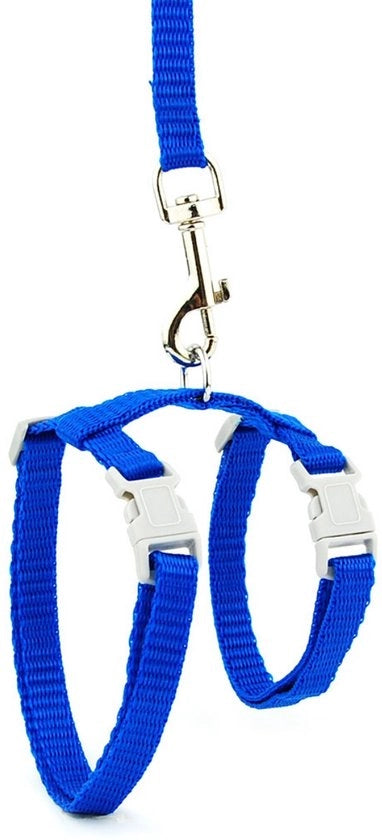 Kit per gatto adattabile - Vestito per gatto grande con guinzaglio - Cinturone per gatto e cane in I - Cinturone di sicurezza - Con grani per prevenire l'escape - Comodo - Per gatti e piccoli cani