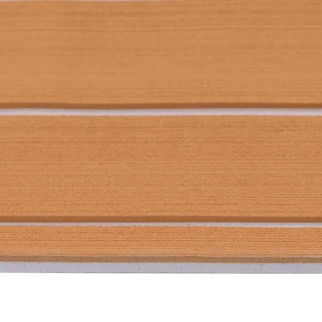 Tappetino per Barche Rigato Marrone e bianco 240 x 90 cm EVA CFW2544908