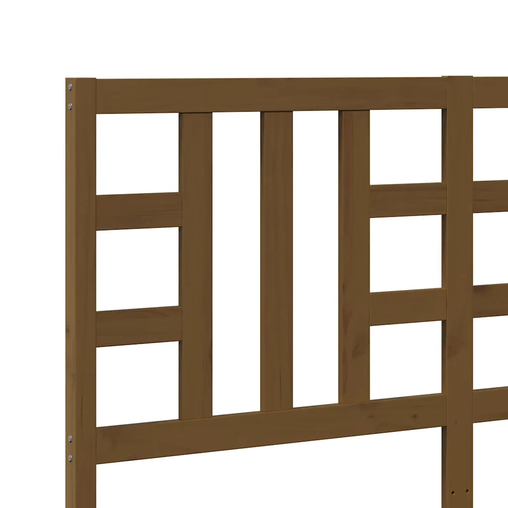 Testiera per Letto Ambra 146x4x100 cm in Legno Massello di Pino 817843