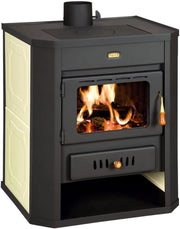 Stufa a legna per impianto di riscaldamento centralizzato Prity WD W15. 15 + 5kw Potenza di riscaldamento