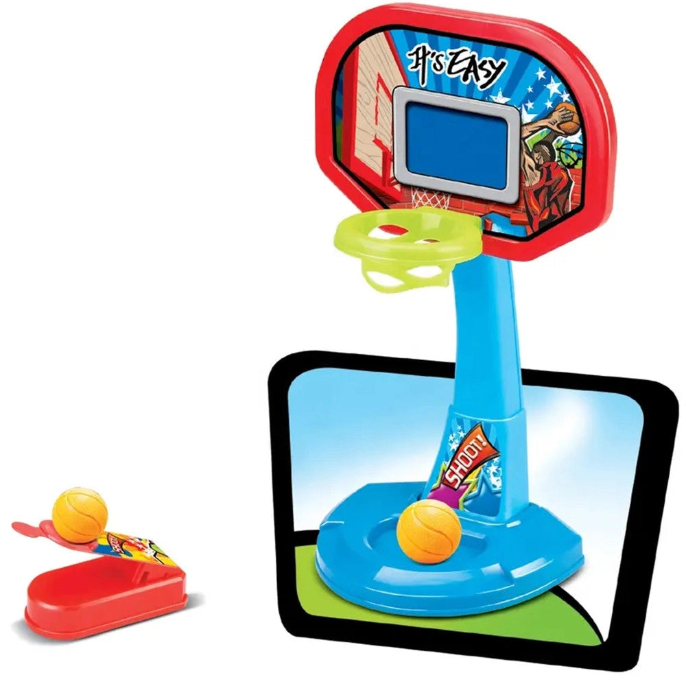 Trade Shop - Gioco Mini Basket Con Dita Canestro Da Tavolo Pallacanestro Bambini Giocattolo -