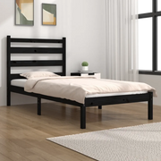 Giroletto Nero in Legno Massello di Pino 100x200 cm cod mxl 30868