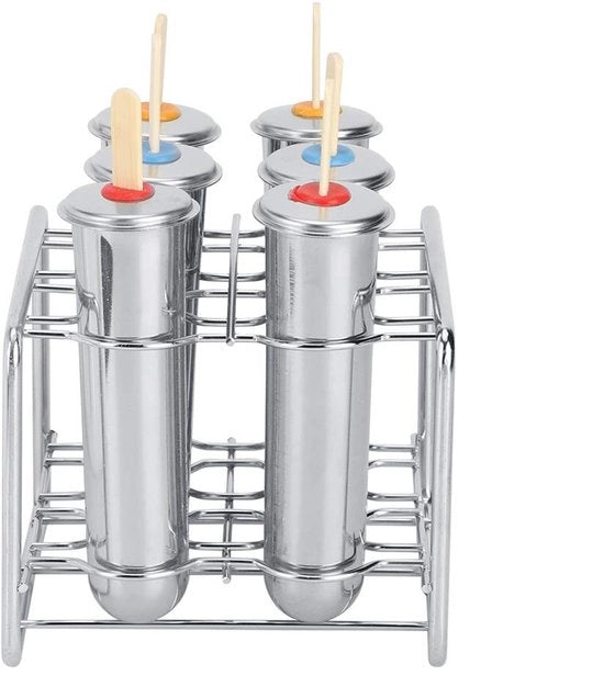 Set di congelamento a forma di cubo - 6 pezzi in acciaio inossidabile