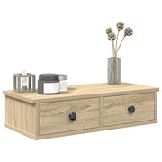 Scaffale a Parete con Cassetti Sonoma 60x28x15 cm in Truciolato 859943