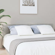 Testiera Letto Grigio Cemento 200x1,5x80cm in Legno Multistrato 811047