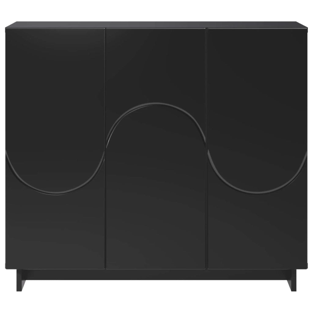 Credenza Nero 85,5 x 31 x 75 cm Legno ingegnerizzato 8011541