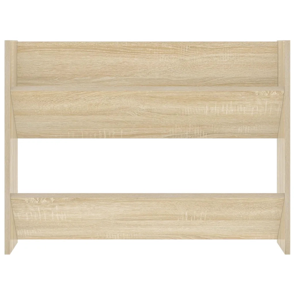 Scarpiere Muro 2 pz Rovere Sonoma 80x18x60cm Truciolato cod mxl 43991