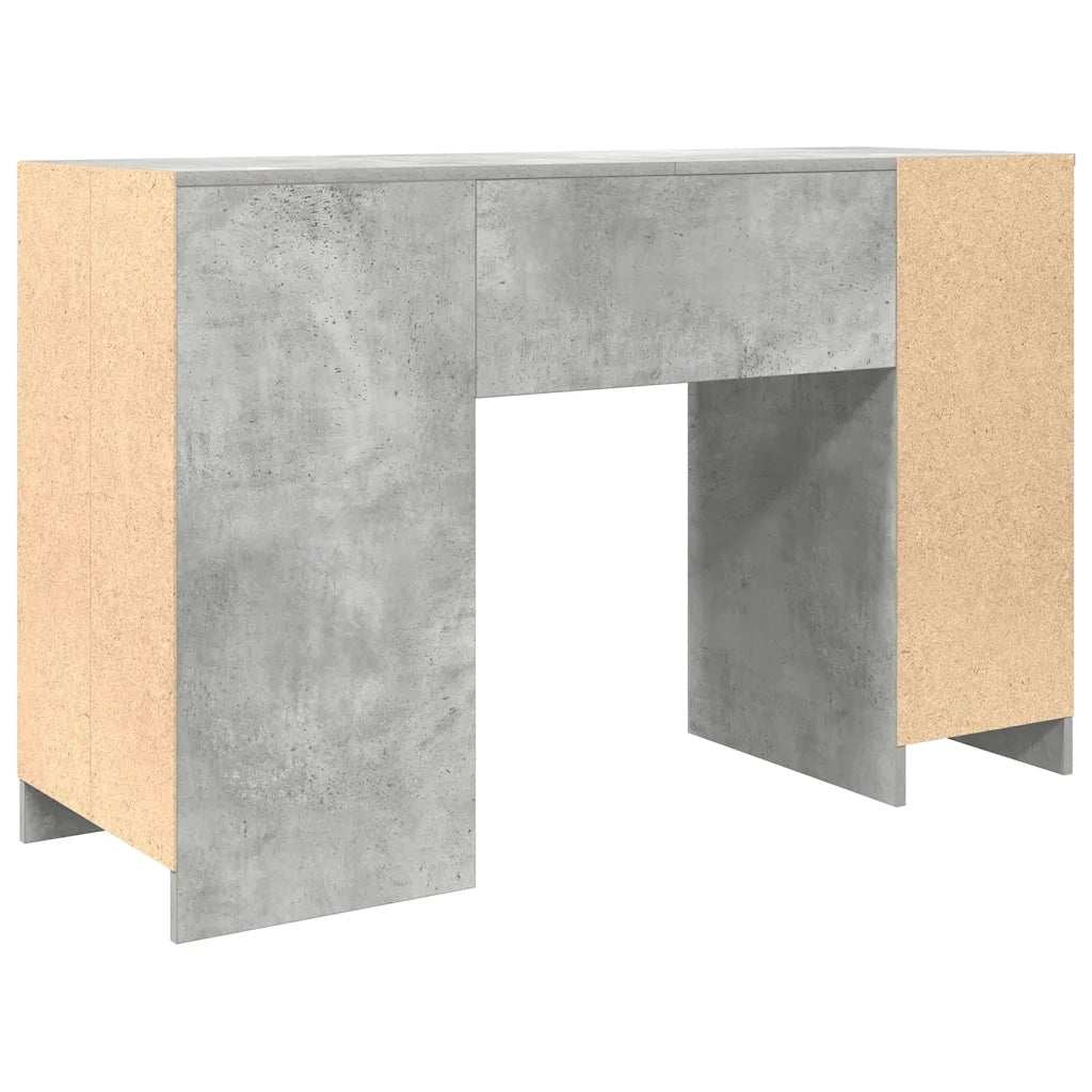 Scrivania Grigio Cemento 120x42x76 cm in Legno Multistrato 861817