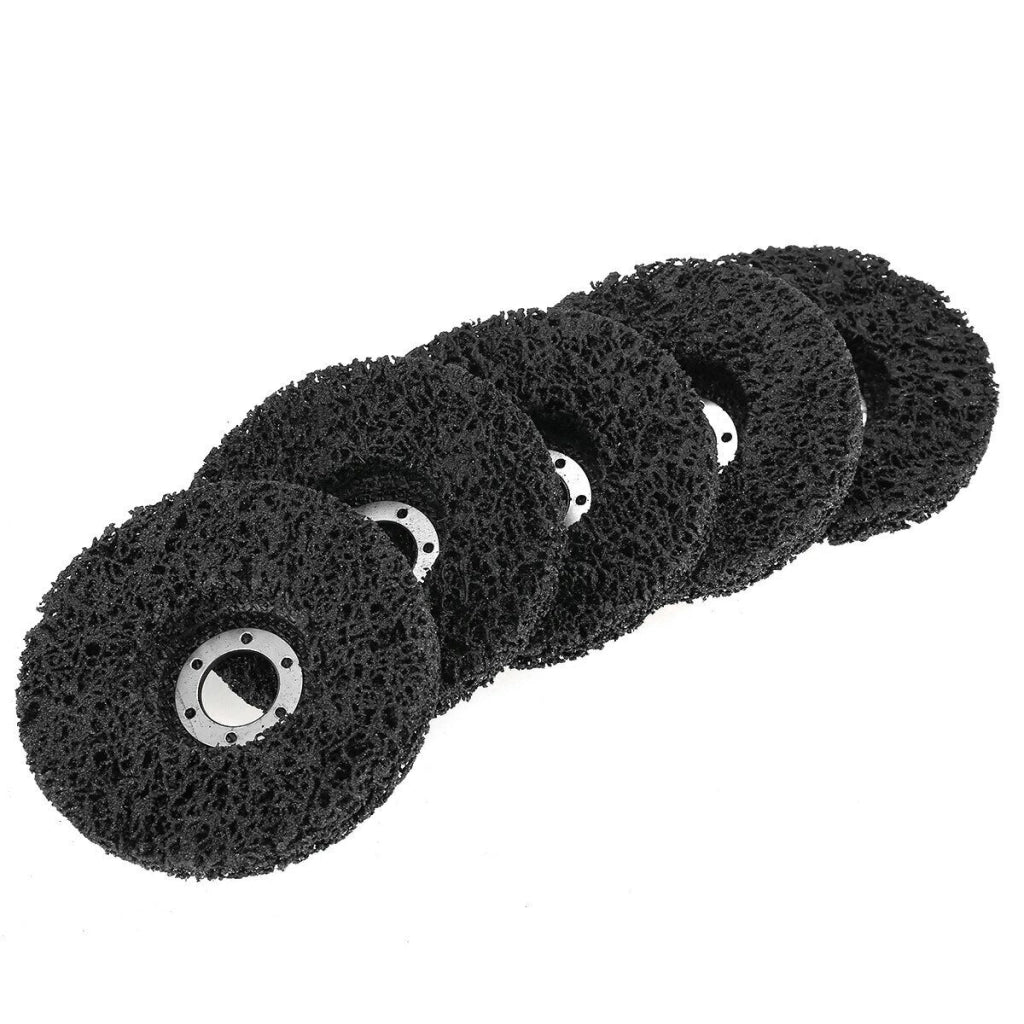 5 DISCO ABRASIVO BLACK CLEANER ASPORTARE RUGGINE VERNICE CARROZZERIA 5101