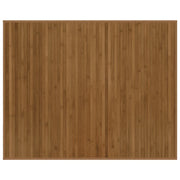 Tappeto del soggiorno | Tappeto Rettangolare Marrone 80x100 cm in Bamb¨´