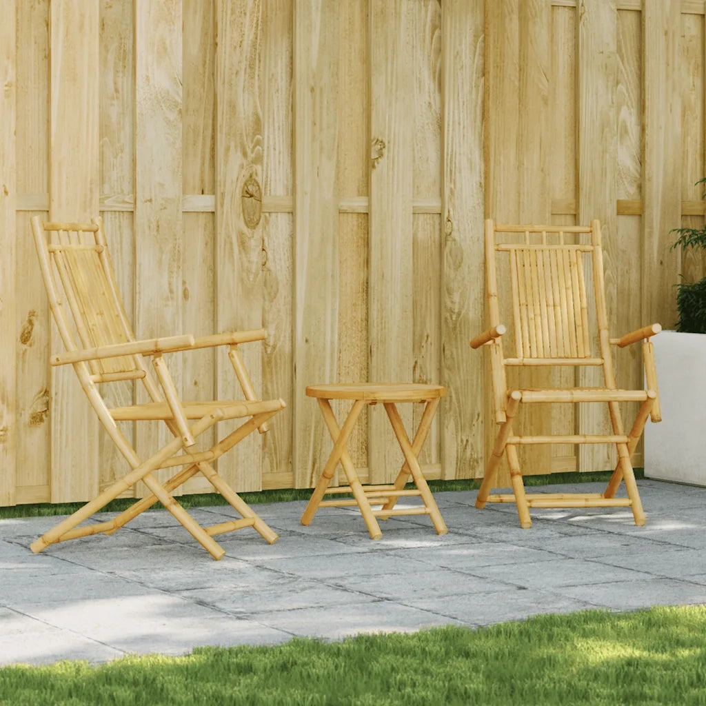 Set da Bistr¨° 3 pz | Set Salotto da Giardino in Bamb¨´