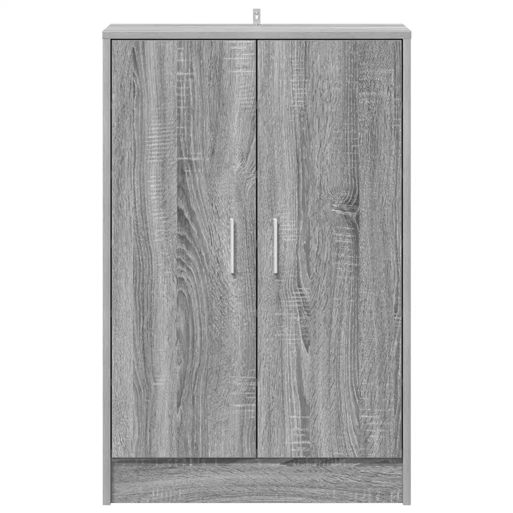 Scarpiera Grigio Sonoma 60x35x92 cm in Legno Multistrato 816012