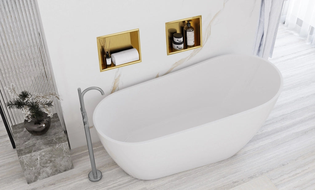 Mensola Bagno 30x30 Gold Brush