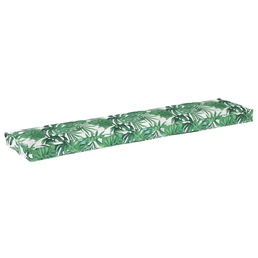 Cuscino per pallet Floreale Motivo Foglia Verde 180 x 40 x 8 cm 42001676