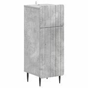 Mobiletto da Bagno ZWOLLE Grigio Cemento 30 x 31 x 79,5 cm 896388