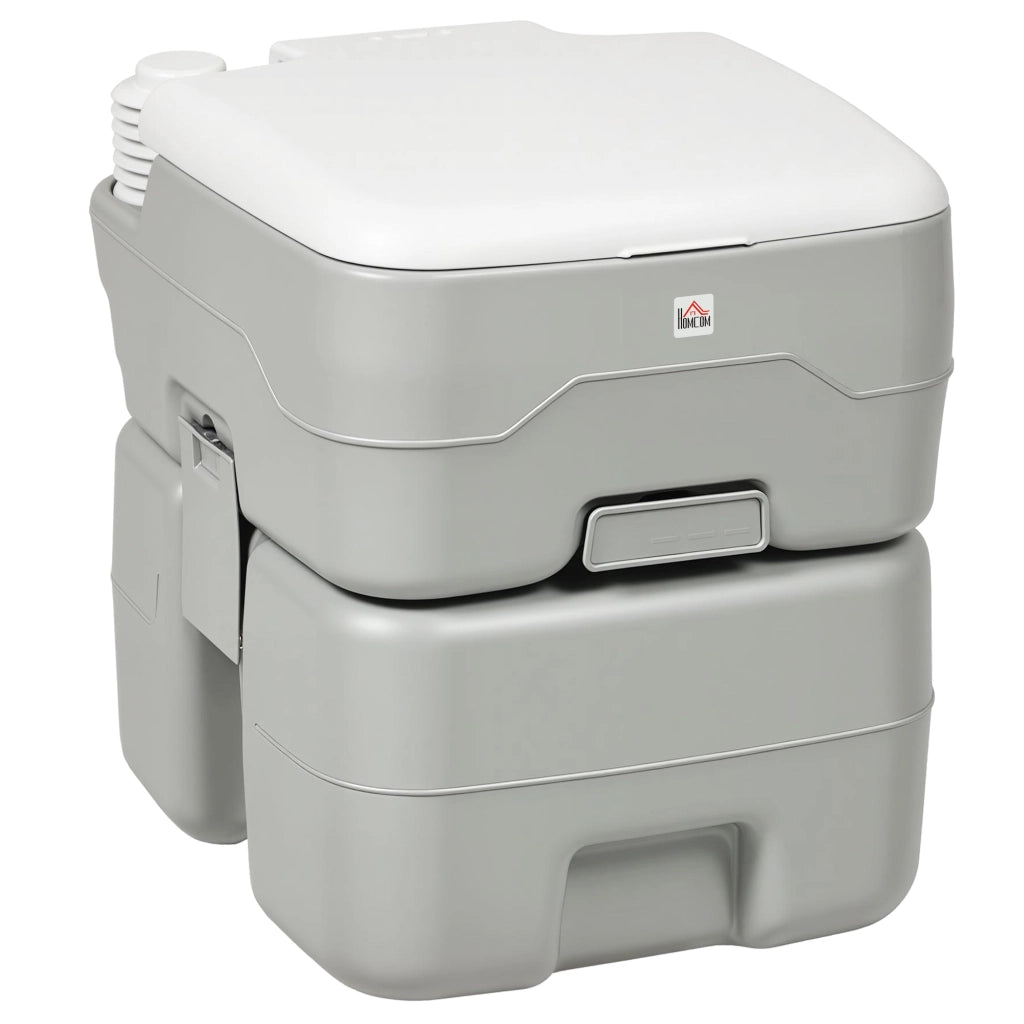 Toilette da viaggio per campeggio ¨C Zephmum ¨C Grigio 41.5x36.5x42 cm 20L