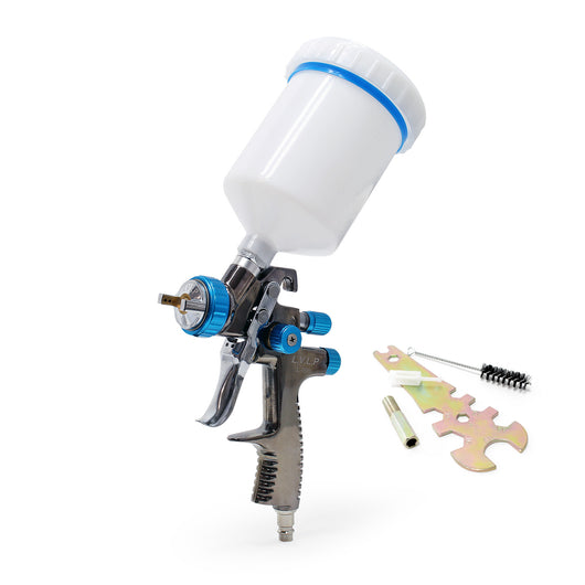 Pistola a spruzzo per verniciare LVLP 500ml Con serbatoio di plastica Ugello 1,4mm 1,5bar 160l/min