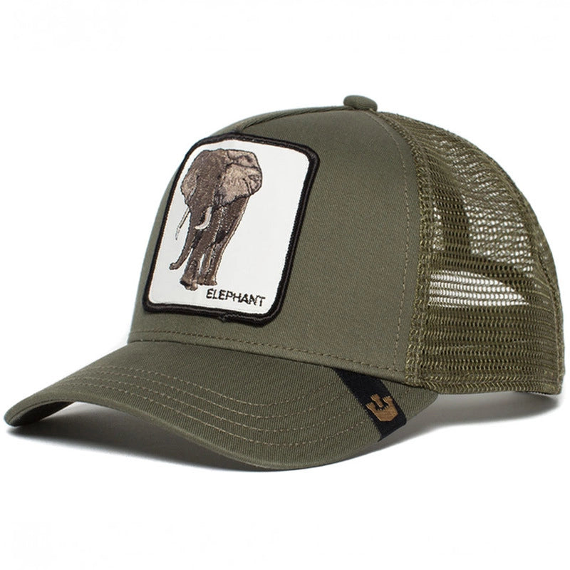 Cappellino da baseball ELEFANTE verde