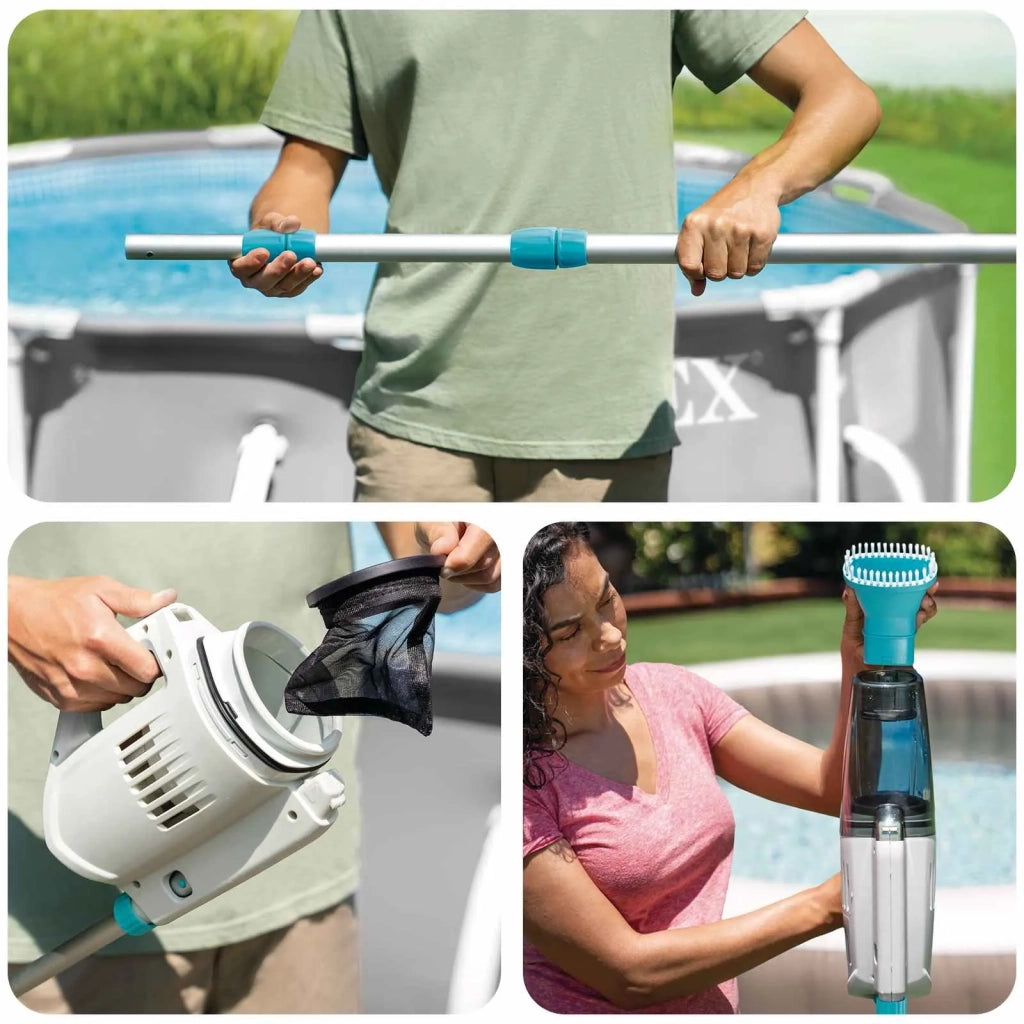 INTEX Aspiratore per Piscina e Spa Bianco e azzurro PVC 42035636